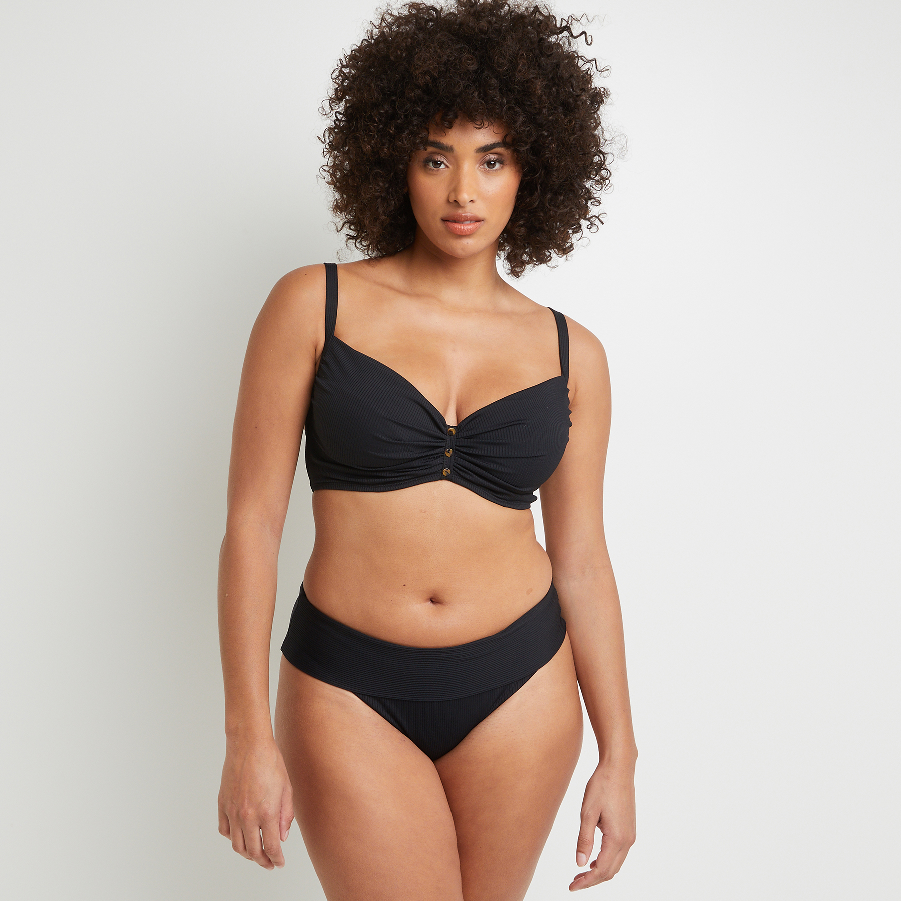 LOTUS MAILLOT DE BAIN SLIP MAXI NOIR