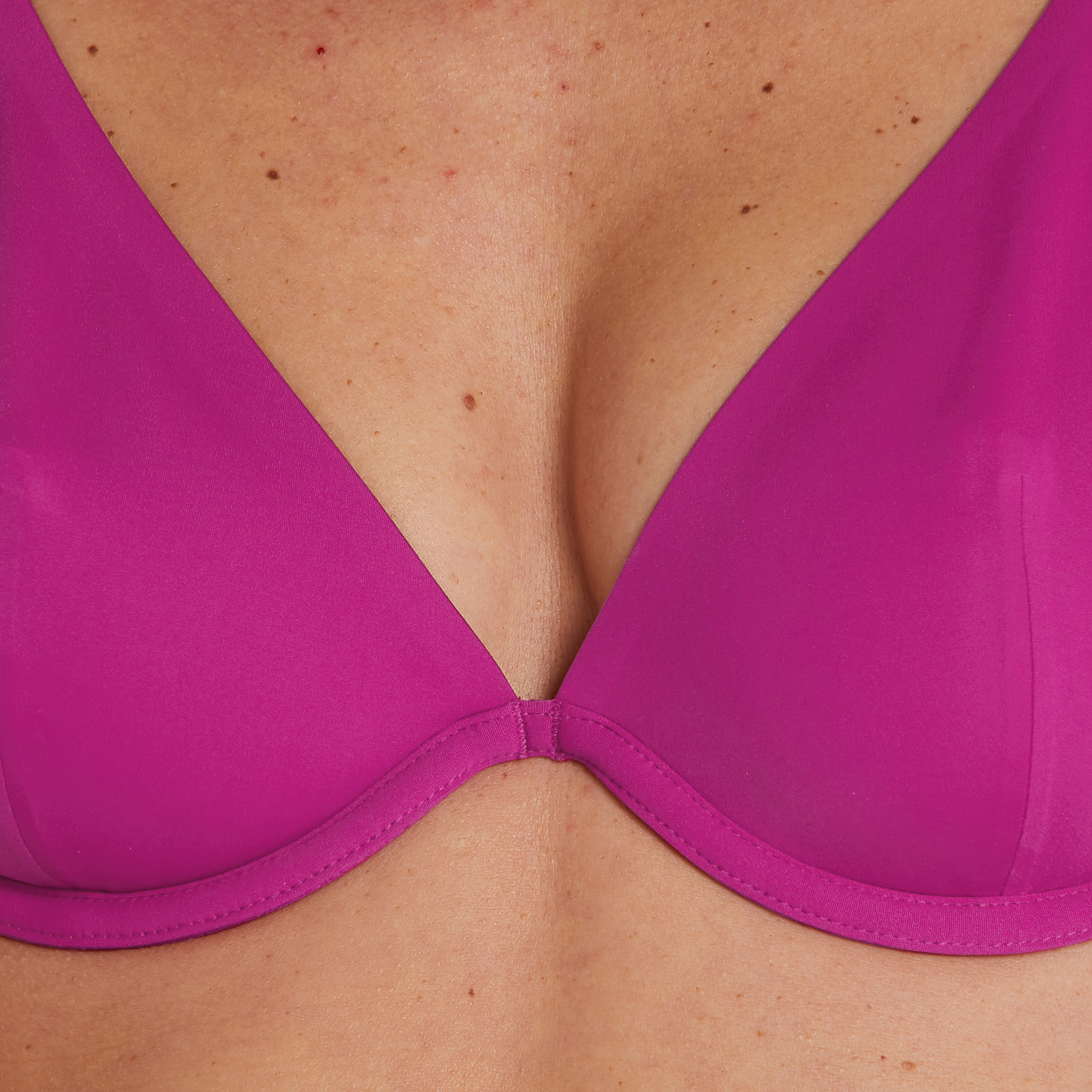 MAILLOT DE BAIN TRIANGLE A ARMATURE FUCHSIA