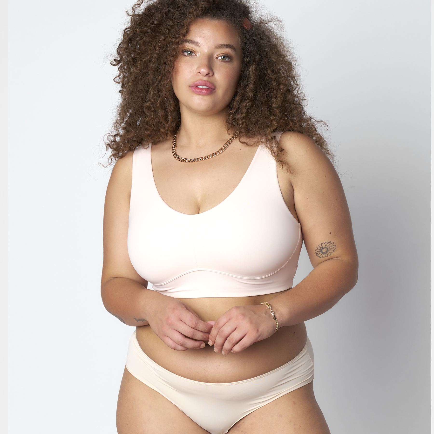 BILLIE Brassiere sans armatures POUDRE