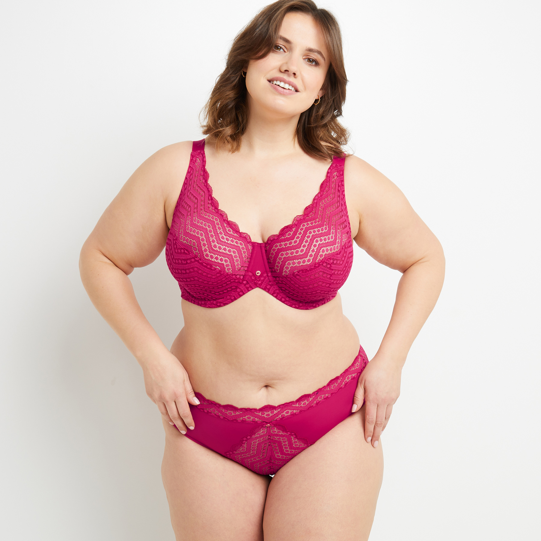 BEATRICE CULOTTE DENTELLE FUCHSIA