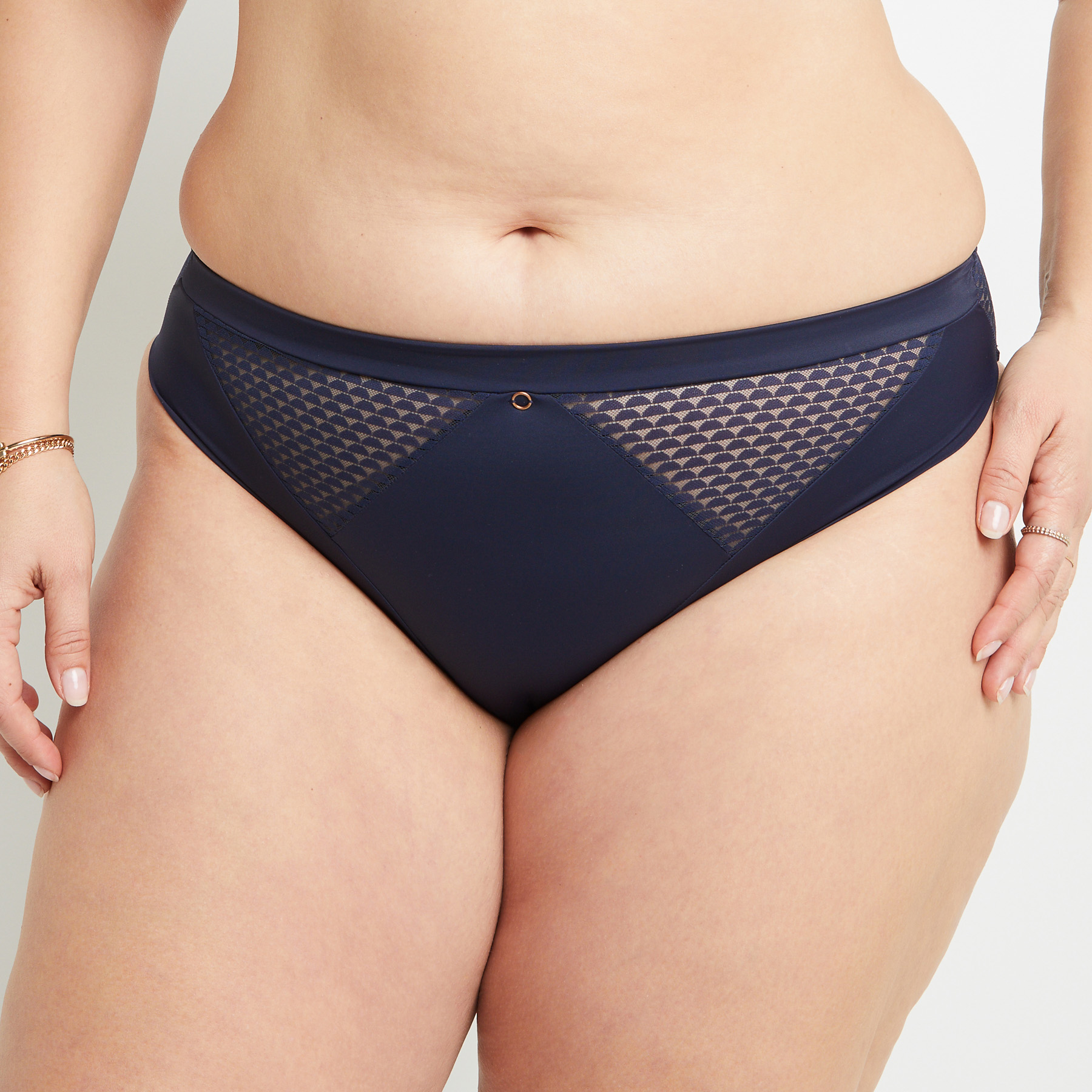 BERNADETTE CULOTTE MICROFIBRE MARINE