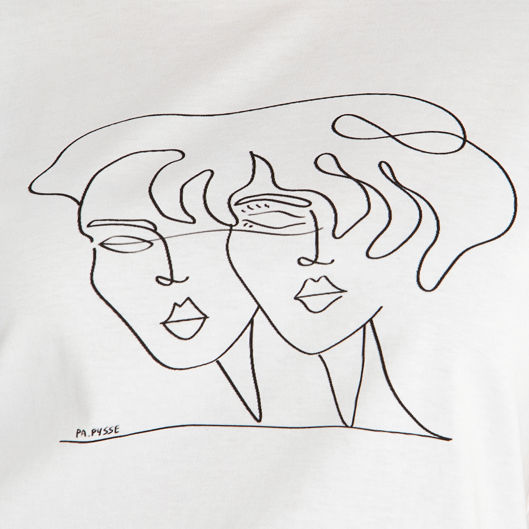 TEE SHIRT SOLIDAIRE BLANC