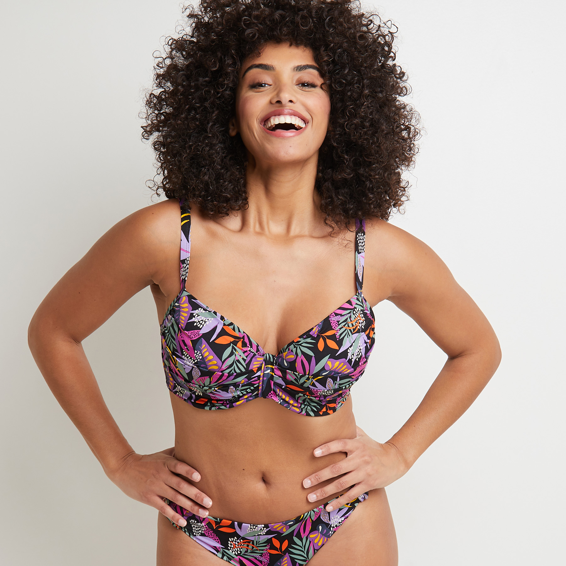 LAVANDE MAILLOT DE BAIN AMPLIFORME NOIR