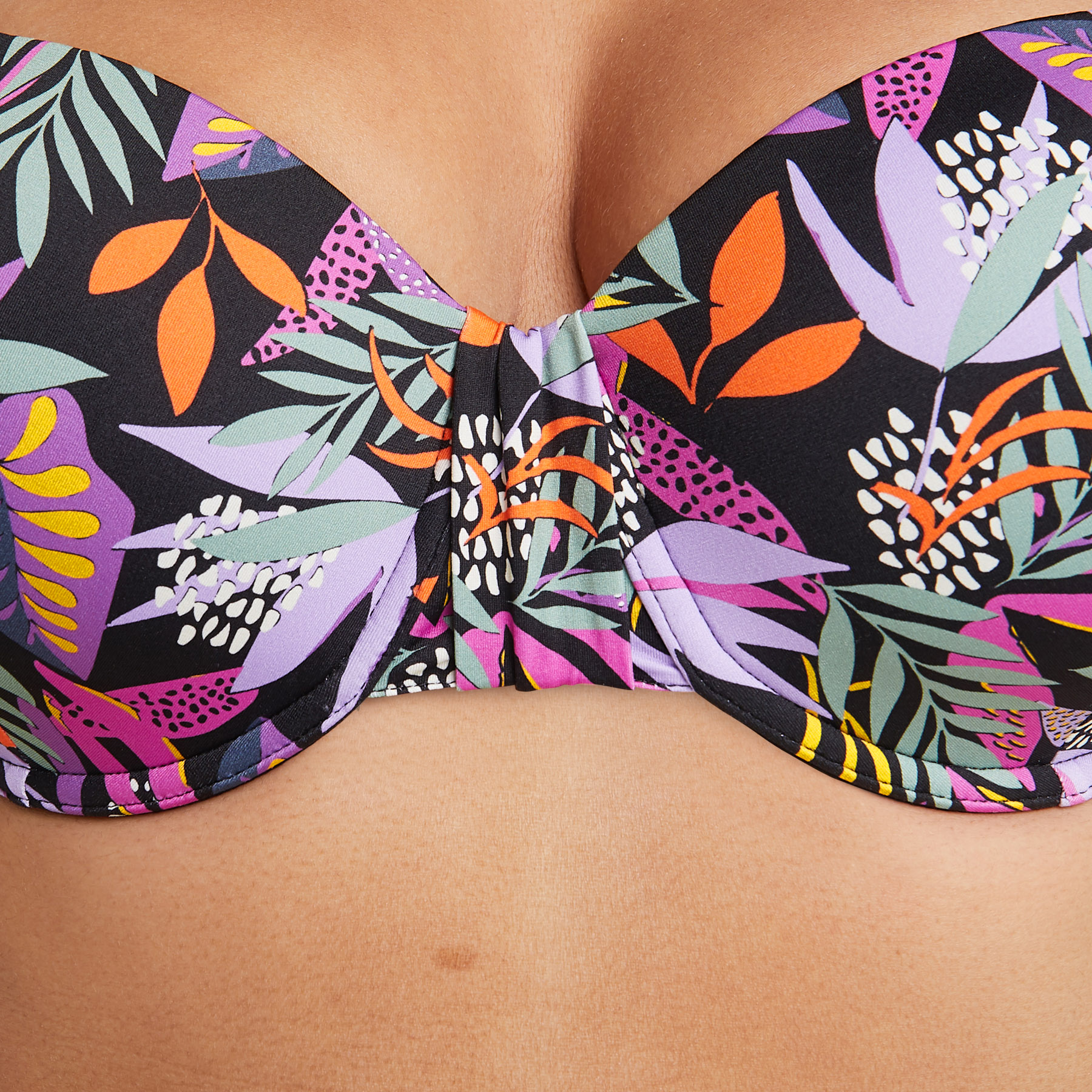 LAVANDE MAILLOT DE BAIN AMPLI DRY MAX NOIR