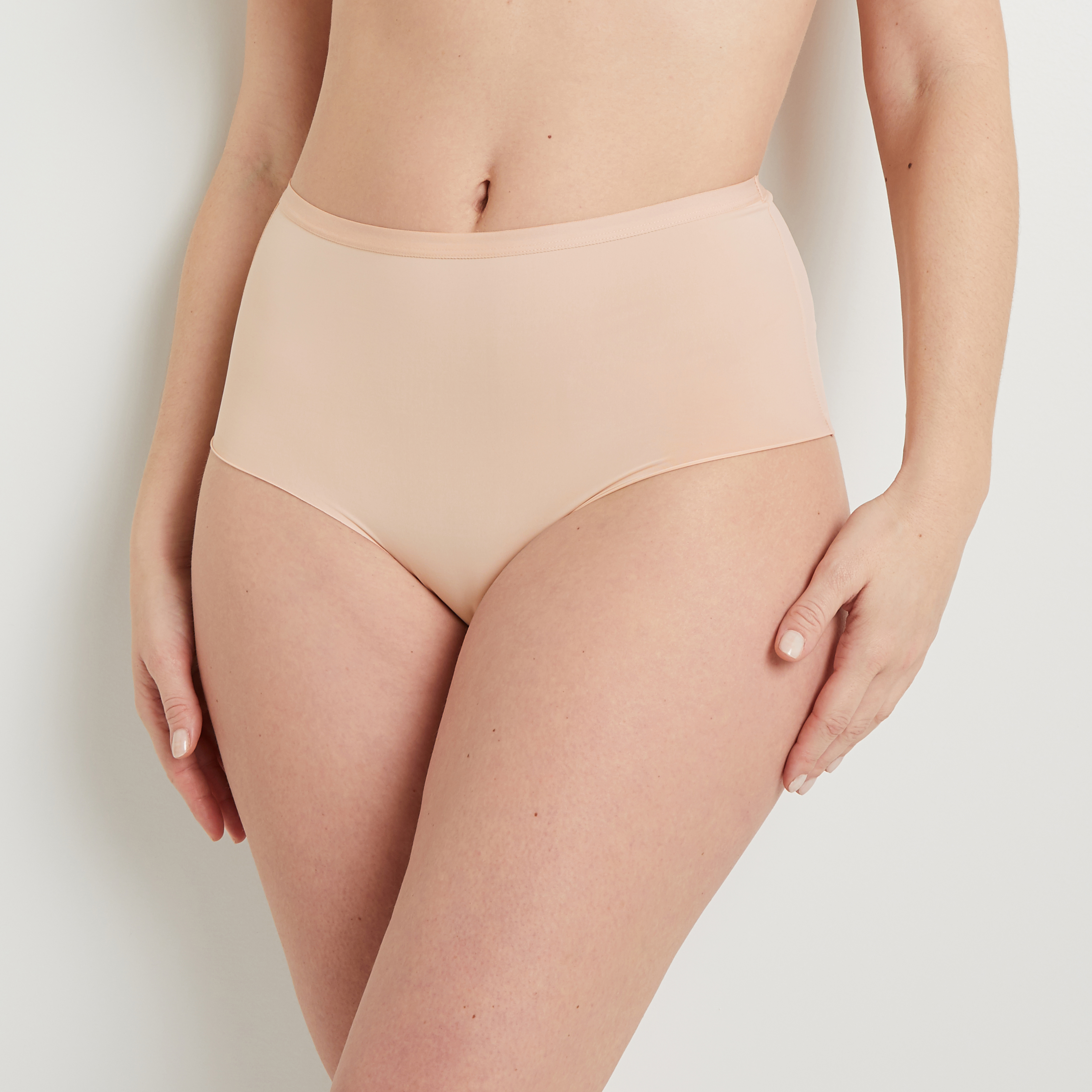 INVISIBLE CULOTTE TAILLE HAUTE MICROFIBR NATUREL