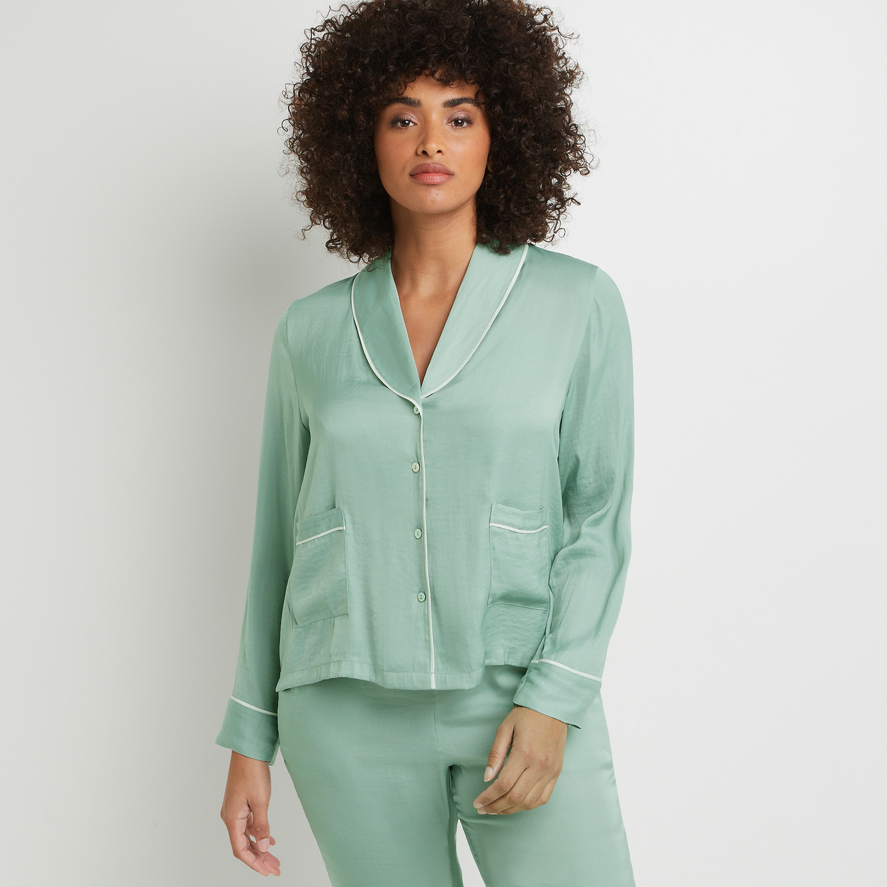 BERLIOZ CHEMISE MANCHES LONGUES Vert clair