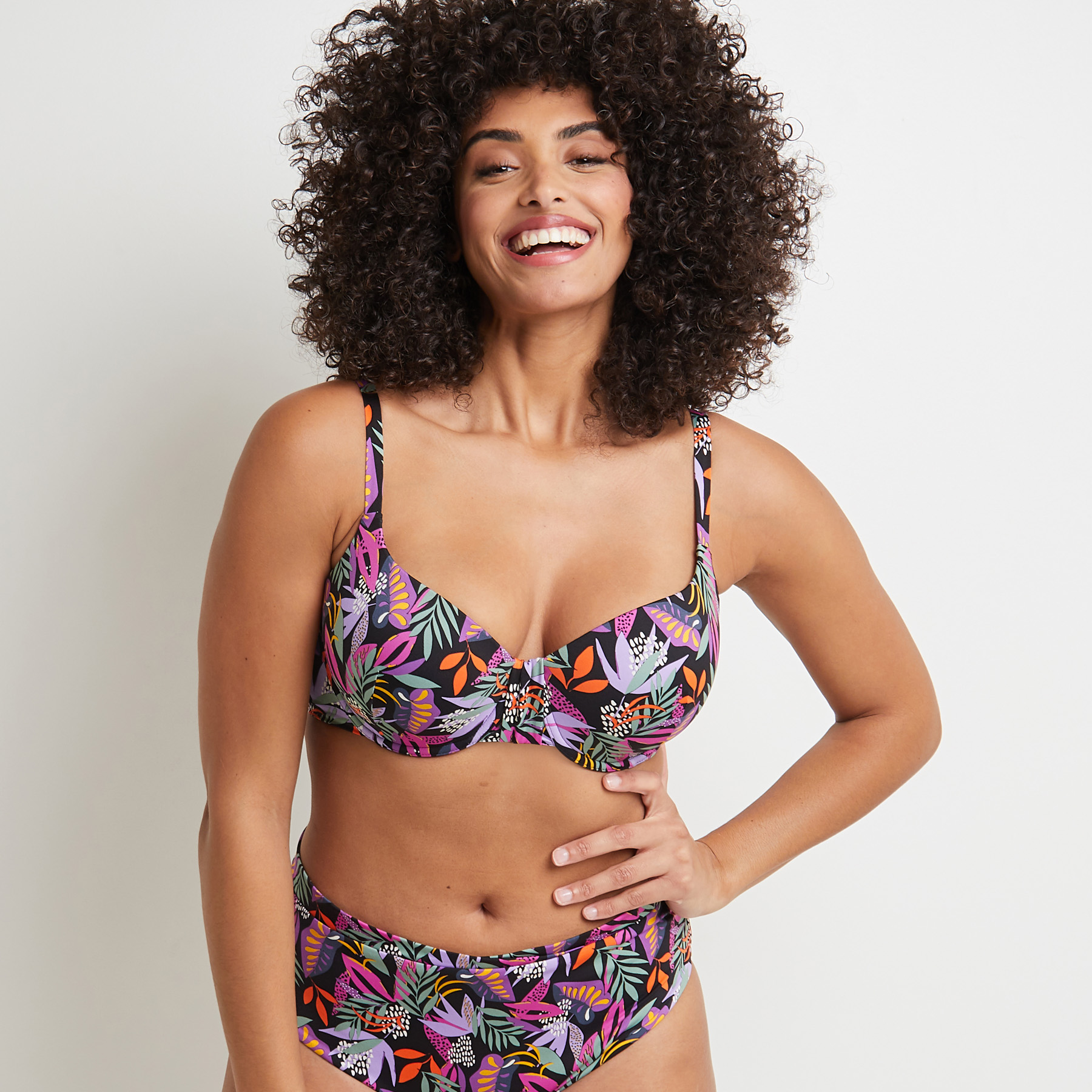 LAVANDE MAILLOT DE BAIN AMPLI DRY MAX NOIR
