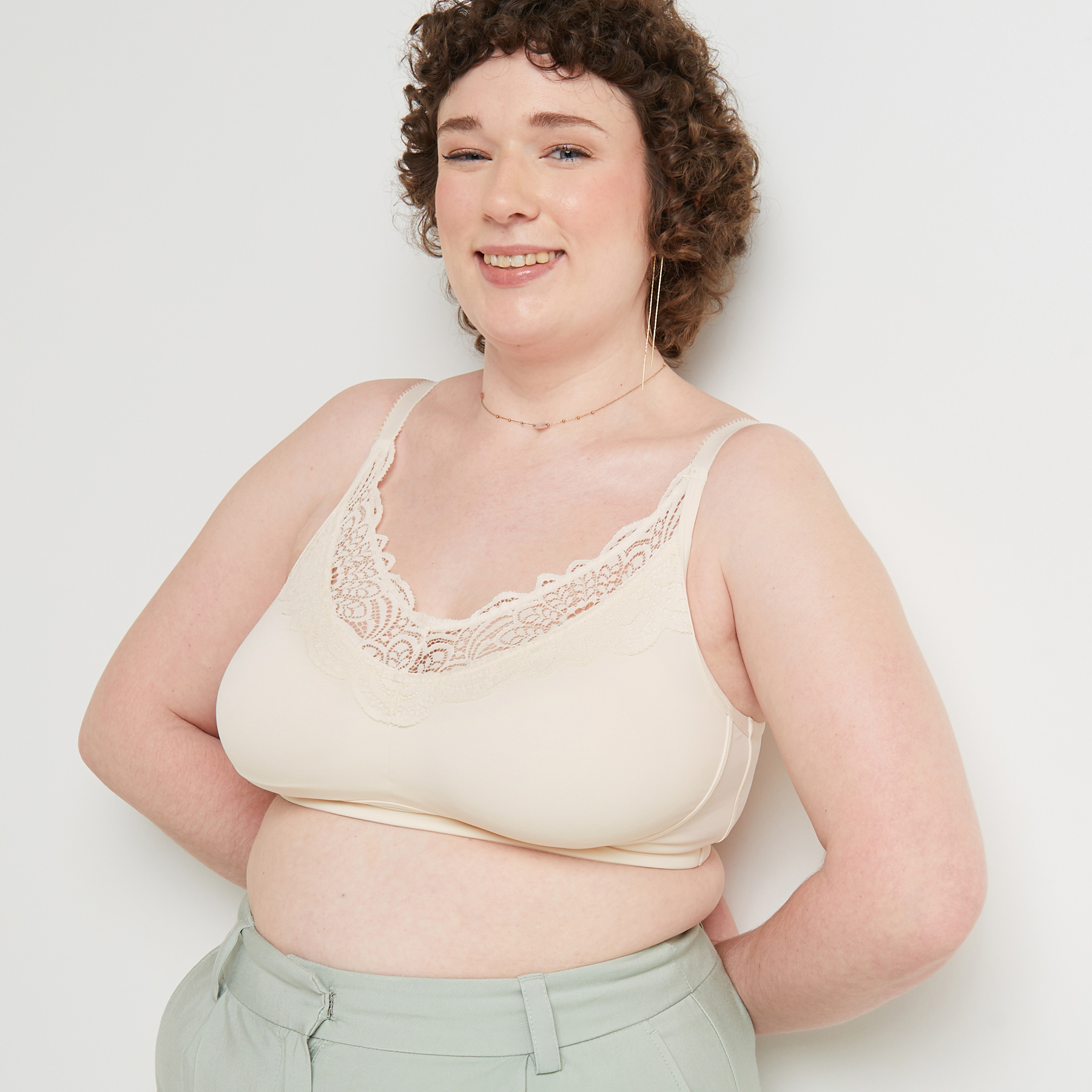 DENTELLE POST OP BRASSIERE ECRU