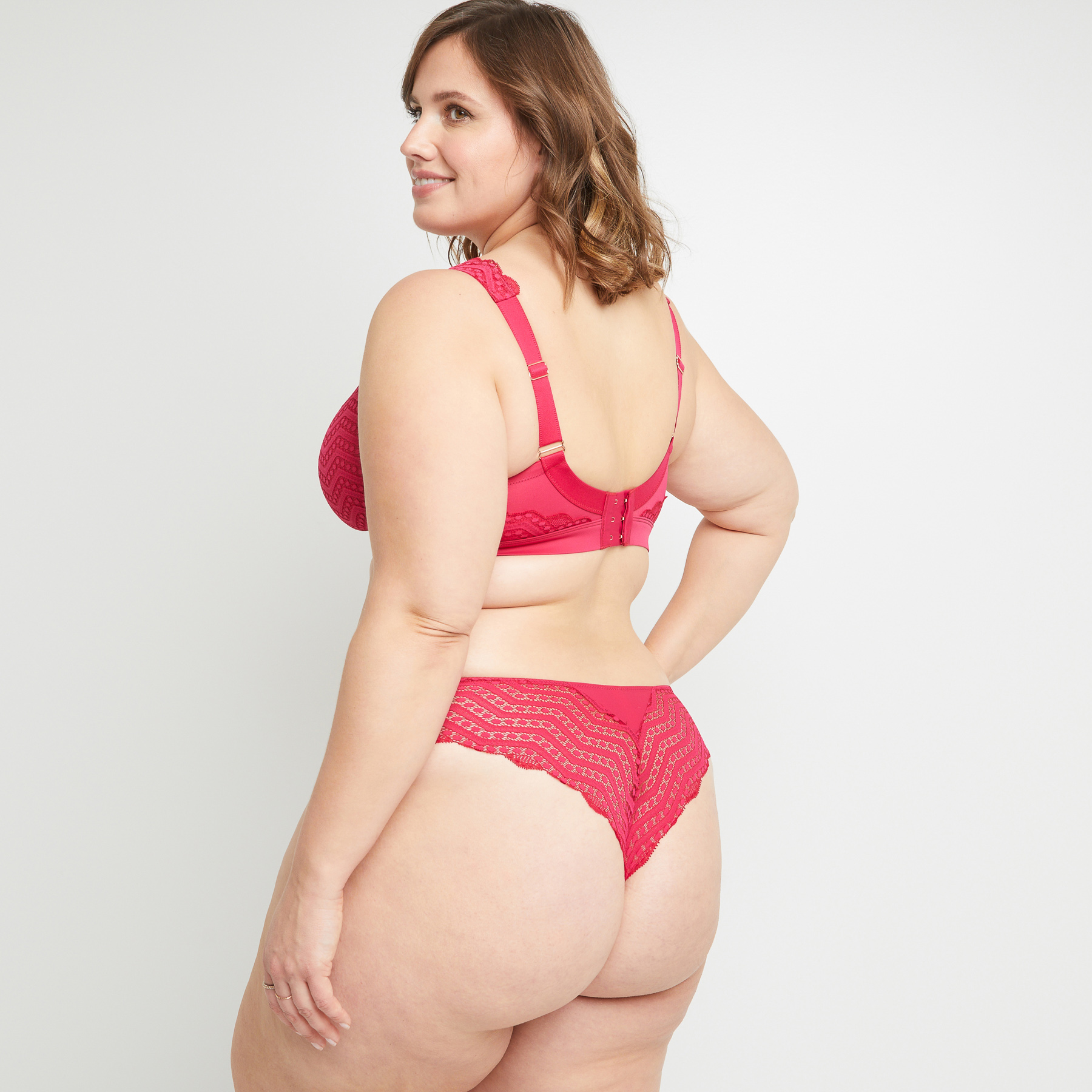 BEATRICE TANGA DENTELLE FUCHSIA
