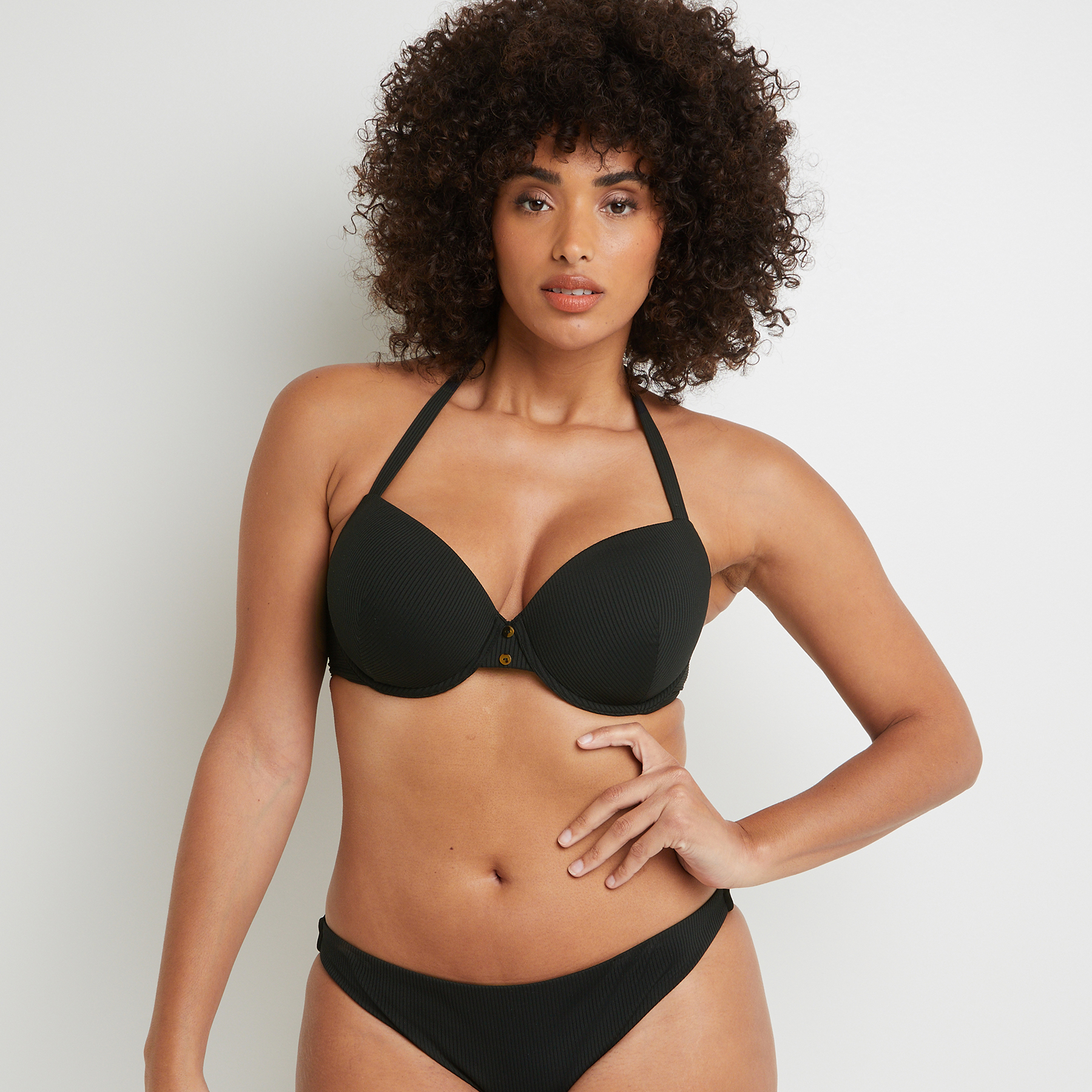 LOTUS MAILLOT DE BAIN COQUE MICROFIBRE NOIR