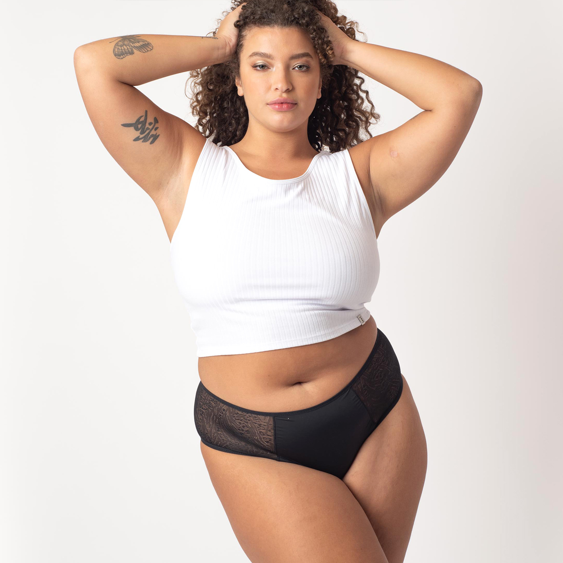 DOLENA Culotte menstruelle flux abondant NOIR