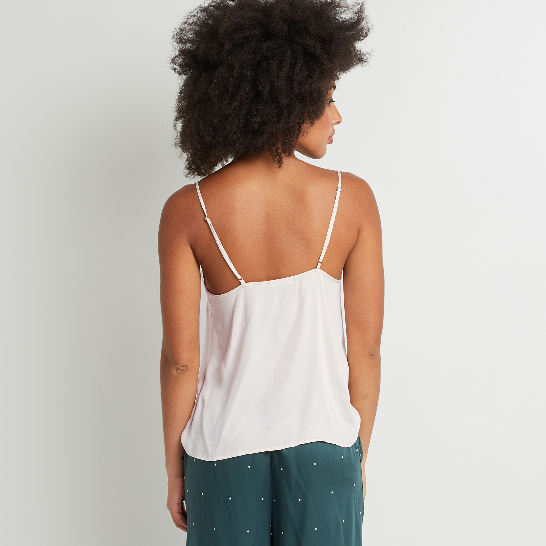 AROME TOP BRETELLES VISCOSE IVOIRE