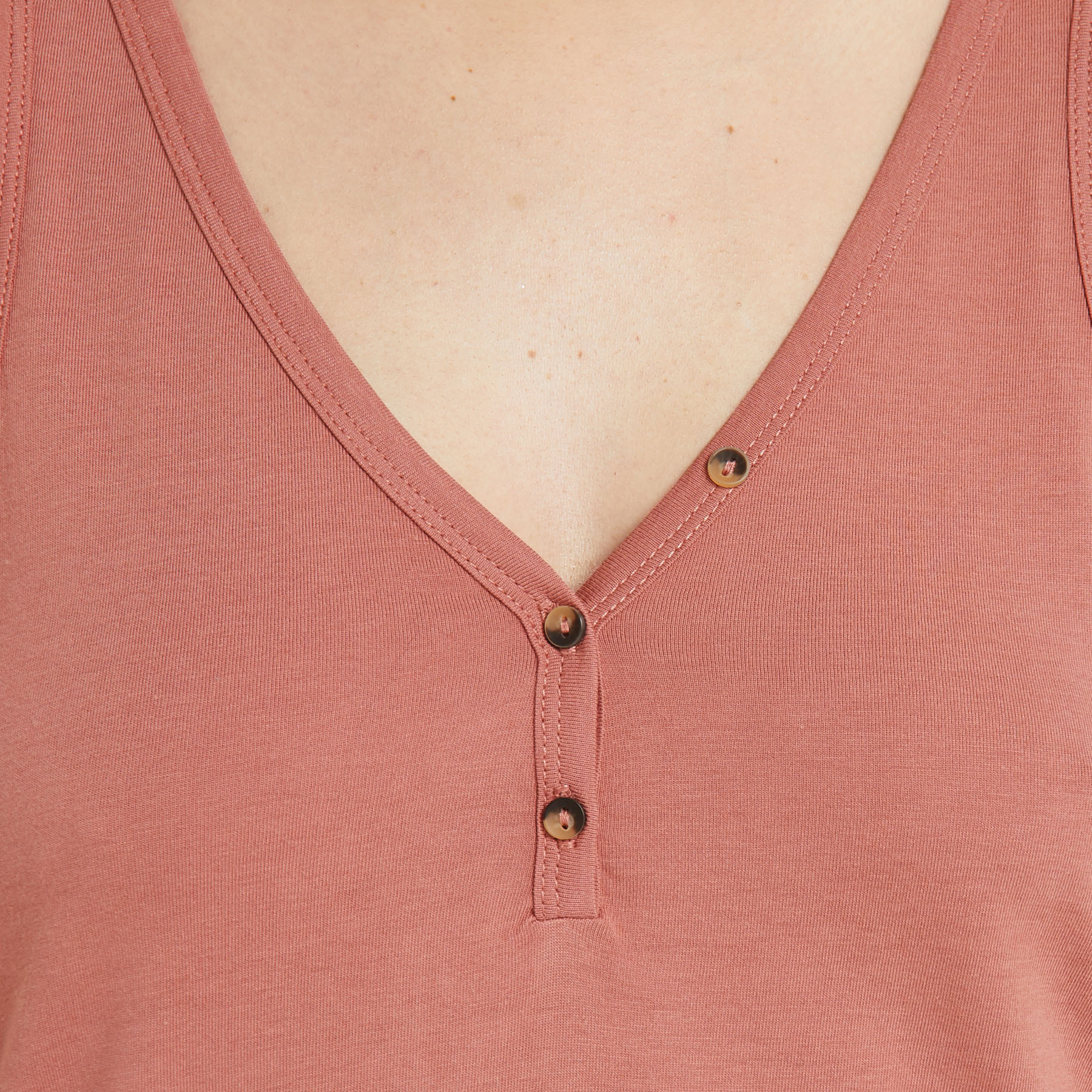 TOP COTON ROSE