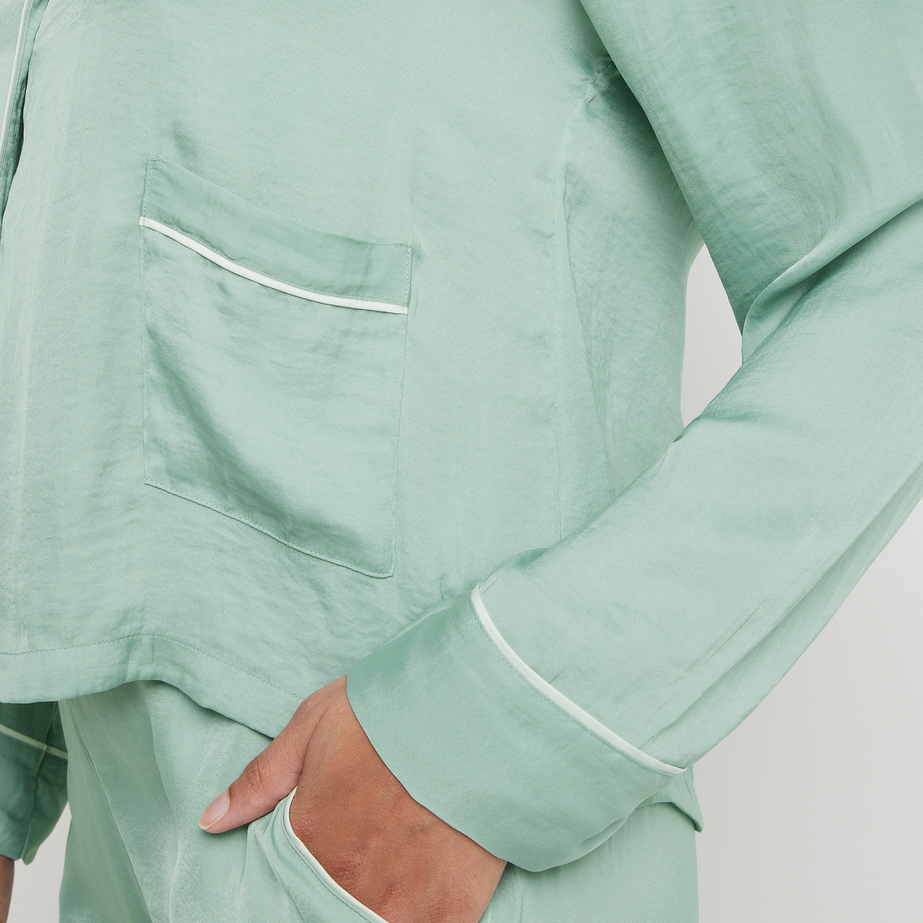BERLIOZ CHEMISE MANCHES LONGUES Vert clair