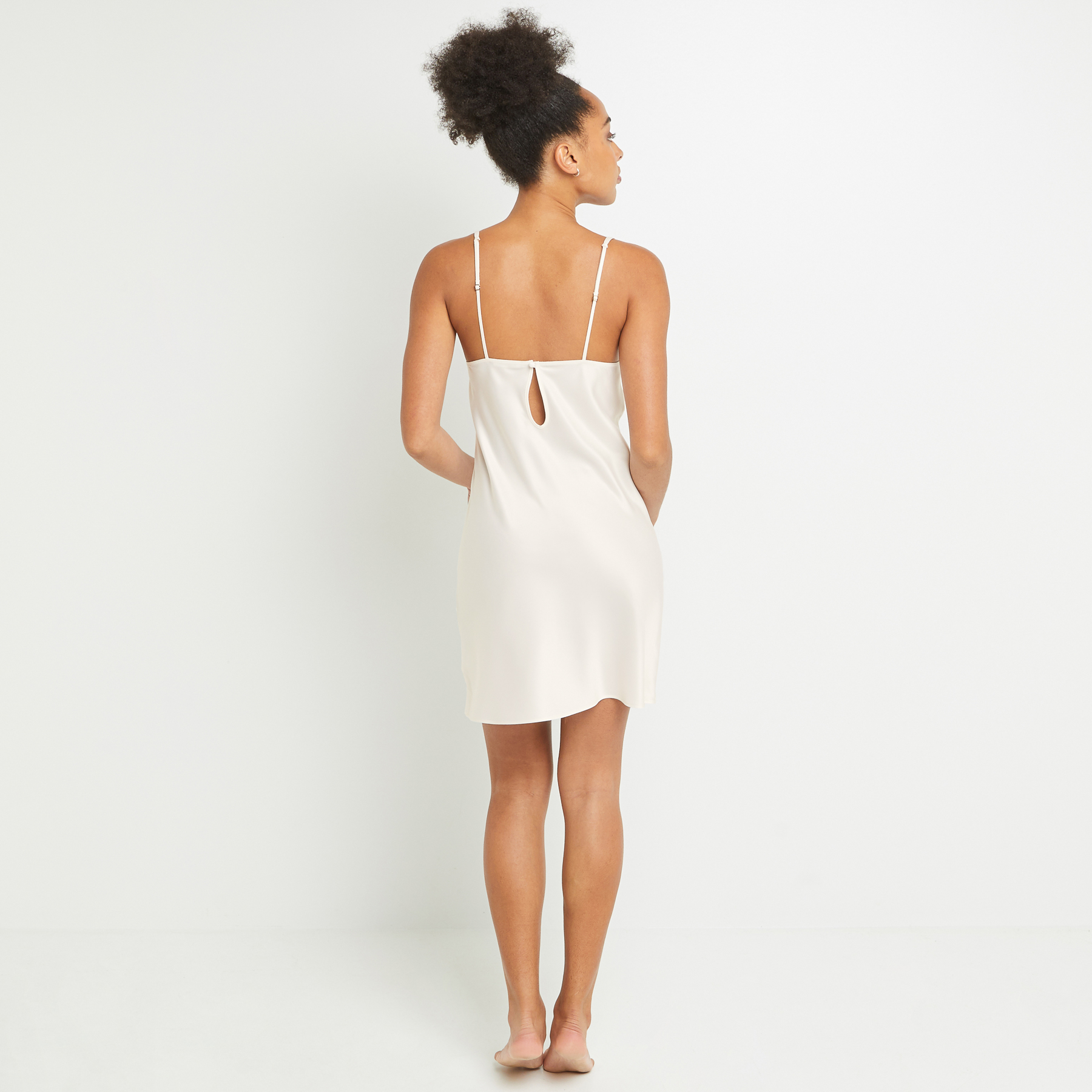 BENNY NUISETTE SATIN ECRU