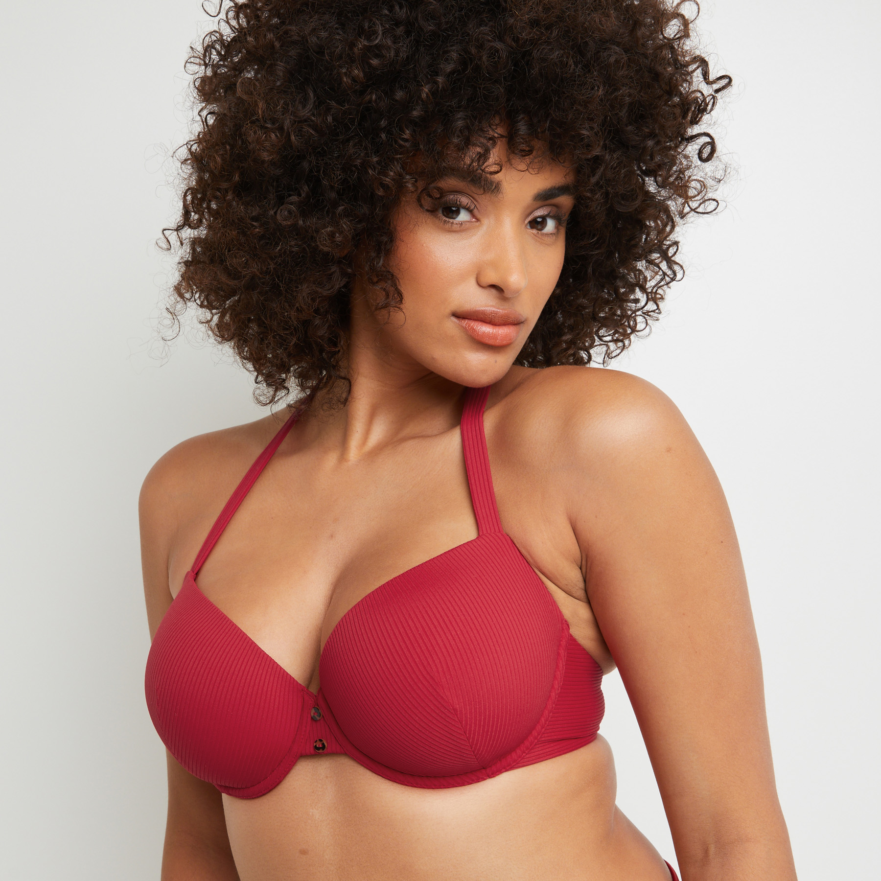 LOTUS MAILLOT DE BAIN COQUE MICROFIBRE ROUGE