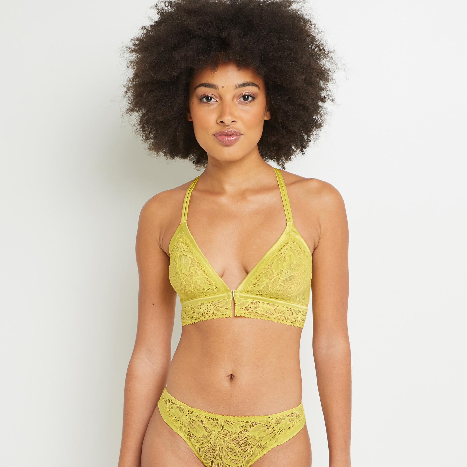 BELMA SOUTIEN-GORGE SANS ARMATURES JAUNE