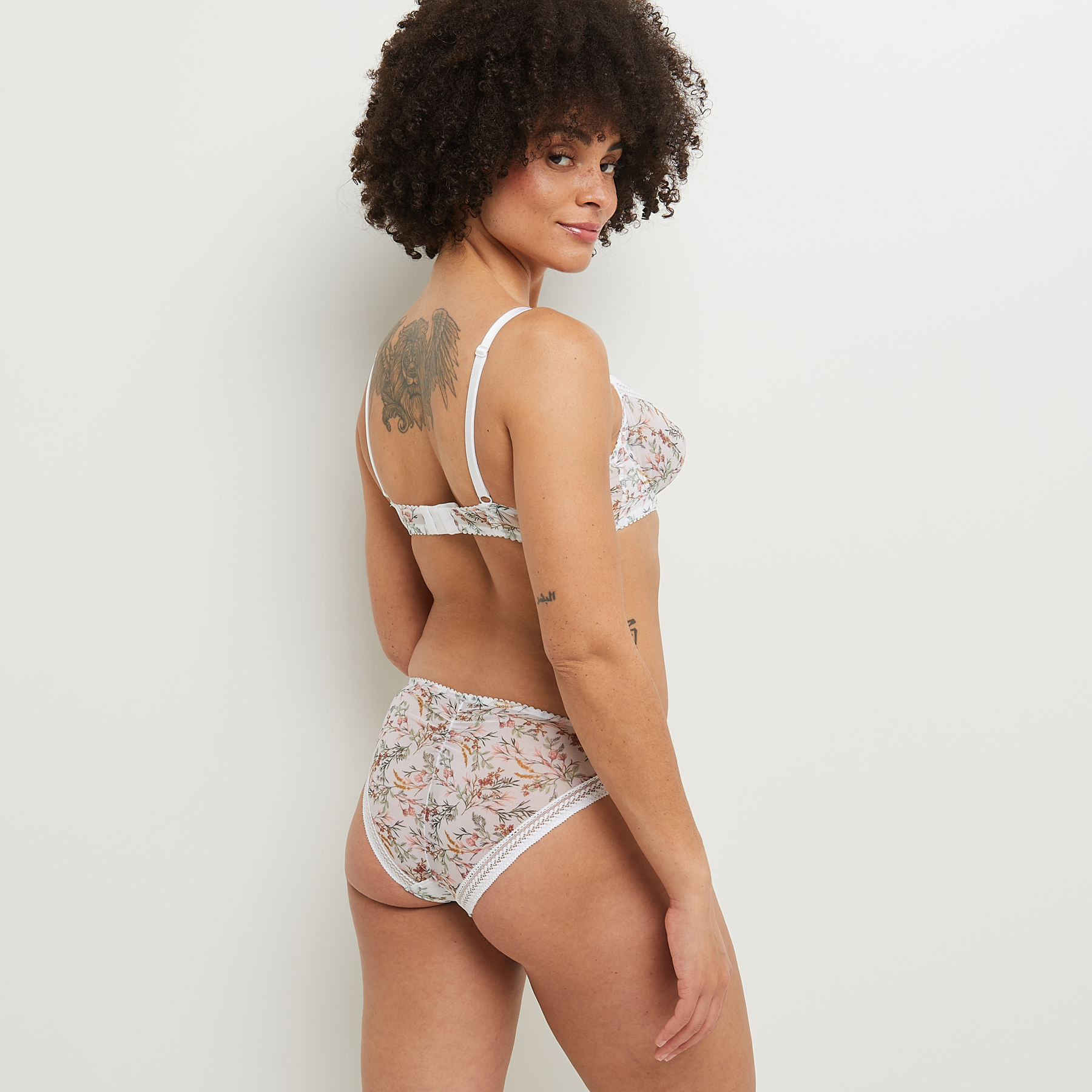 CULOTTE IMPRIME MULTICO BLANC