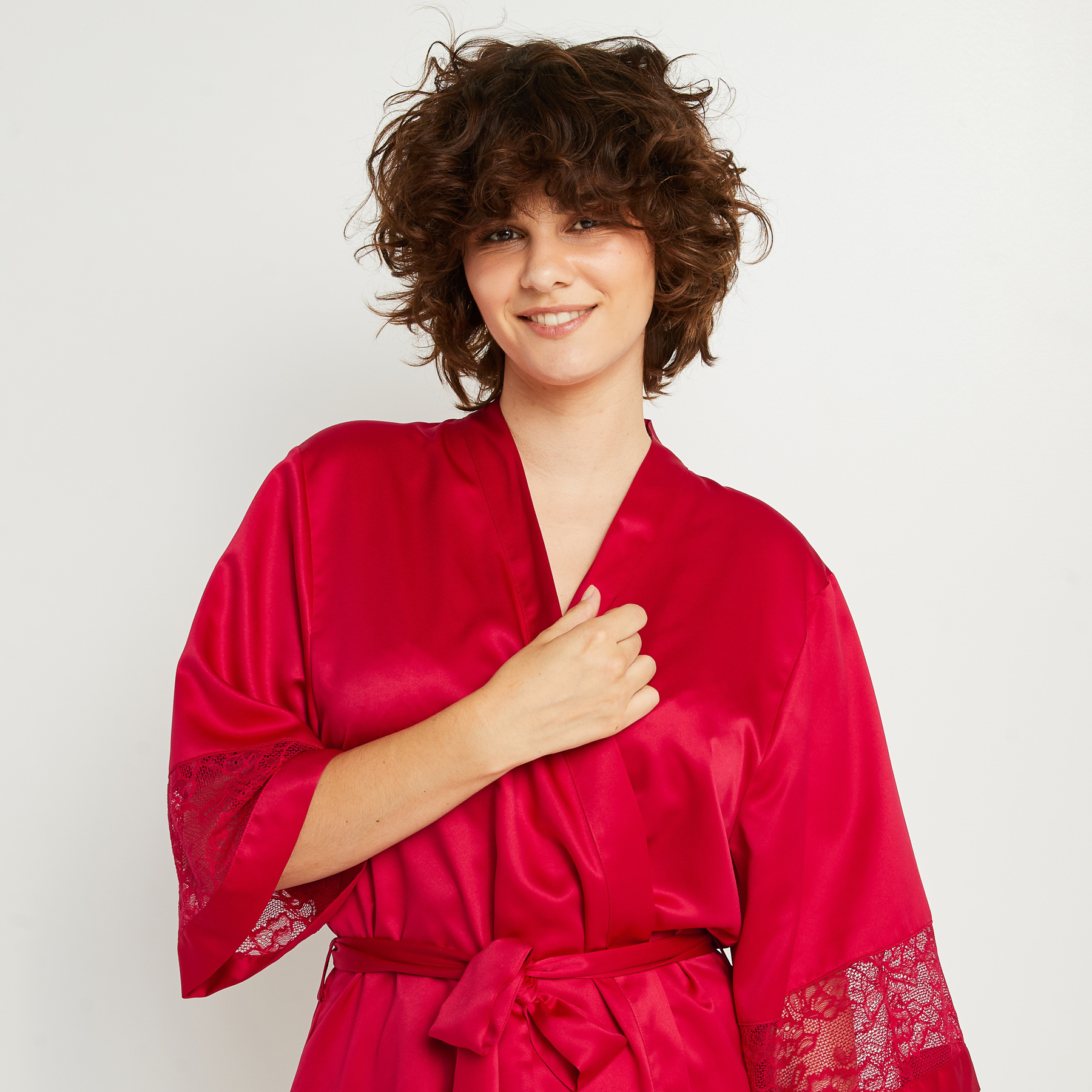 TRINITY KIMONO ROUGE