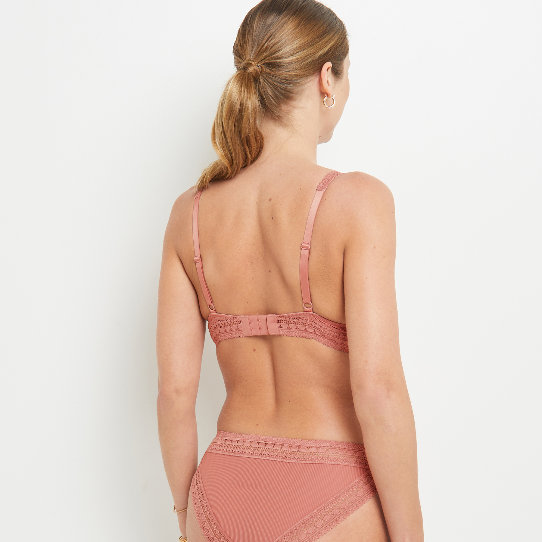 BEN SOUTIEN-GORGE AMPLIFORME FOULARD ROSE