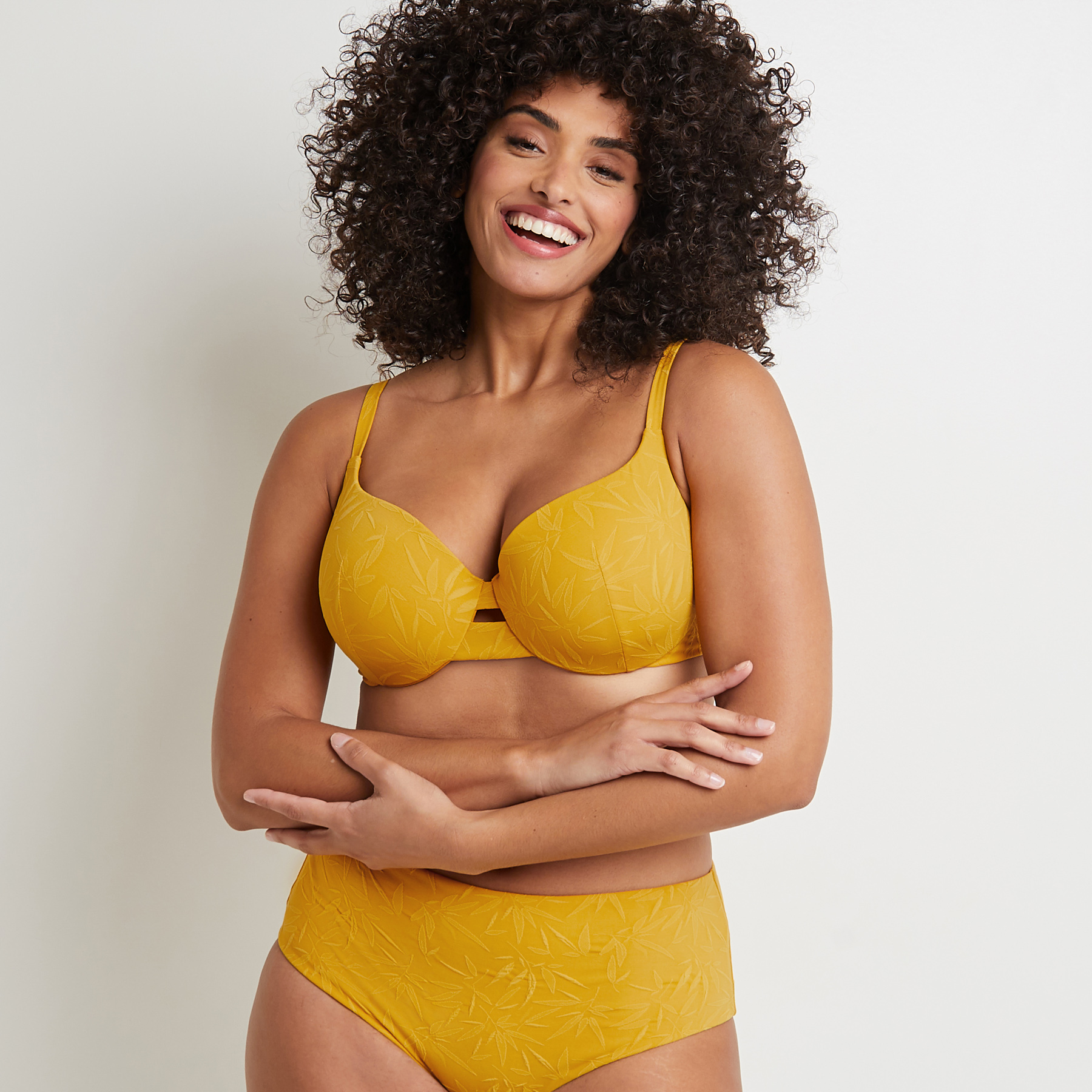 LEMON MAILLOT DE BAIN COQUE AMPLIFORME JAUNE
