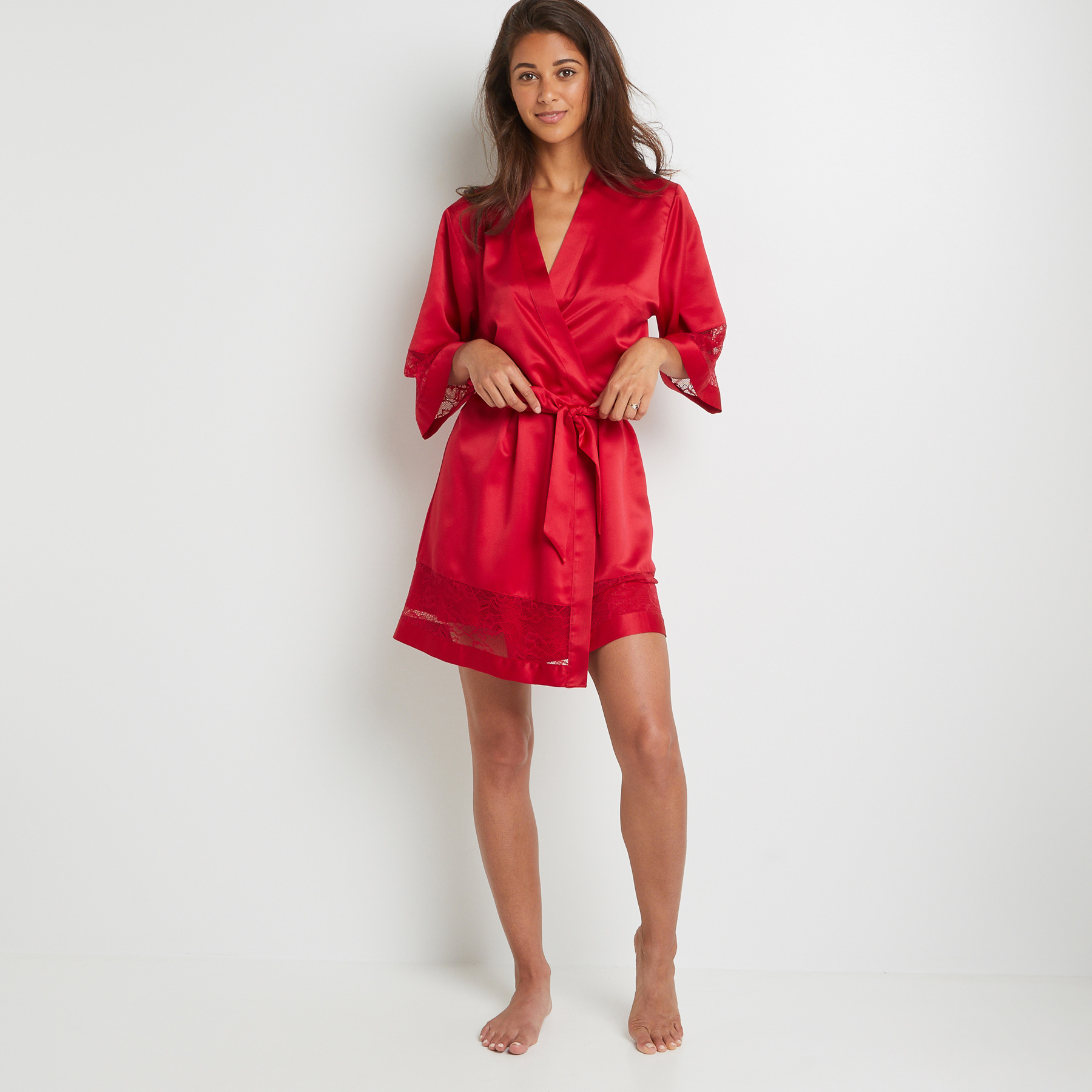 TRINITY KIMONO ROUGE