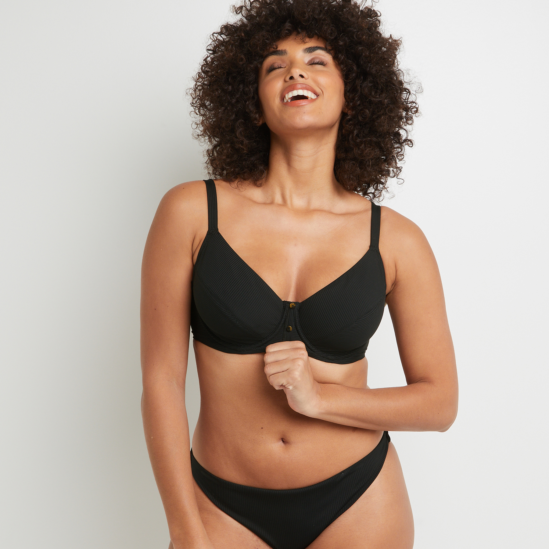 LOTUS MAILLOT DE BAIN EMBOITANT NOIR