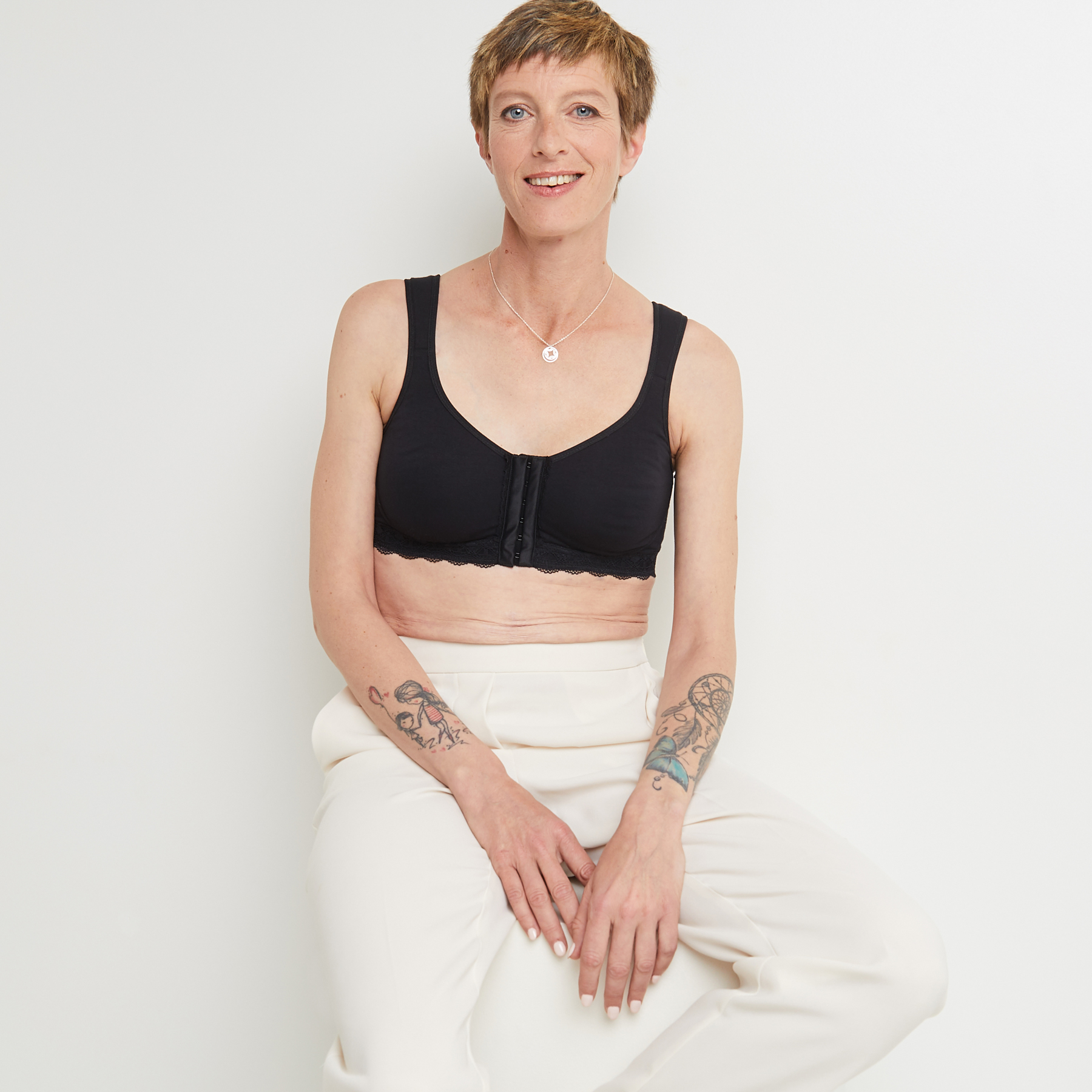CANDICE SOUTIEN-GORGE BRASSIERE POST-OP NOIR