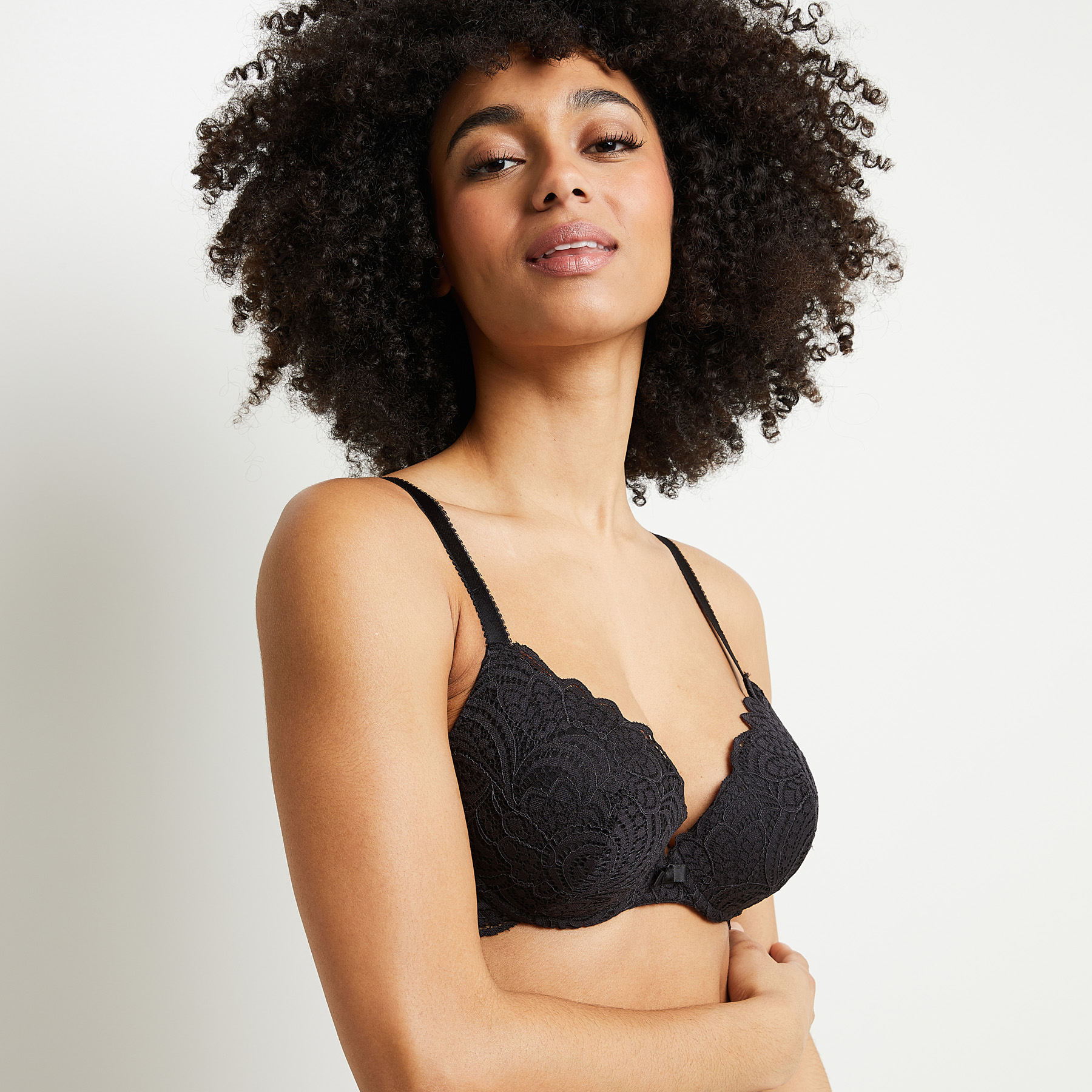 DENTELLE SOUTIEN-GORGE PUSH NOIR