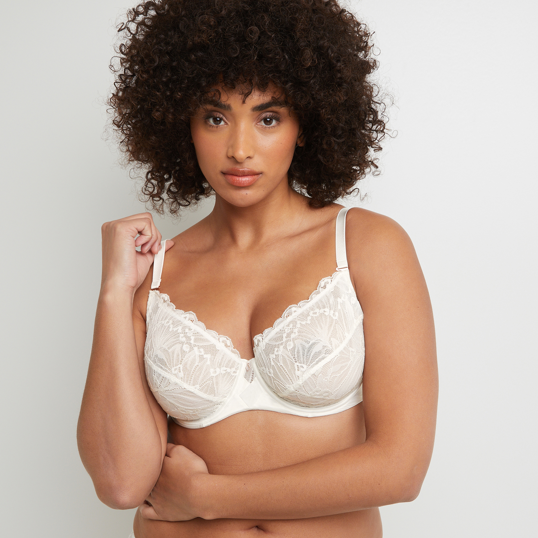 TINA SOUTIEN-GORGE EMBOITANT DENTELLE BLANC