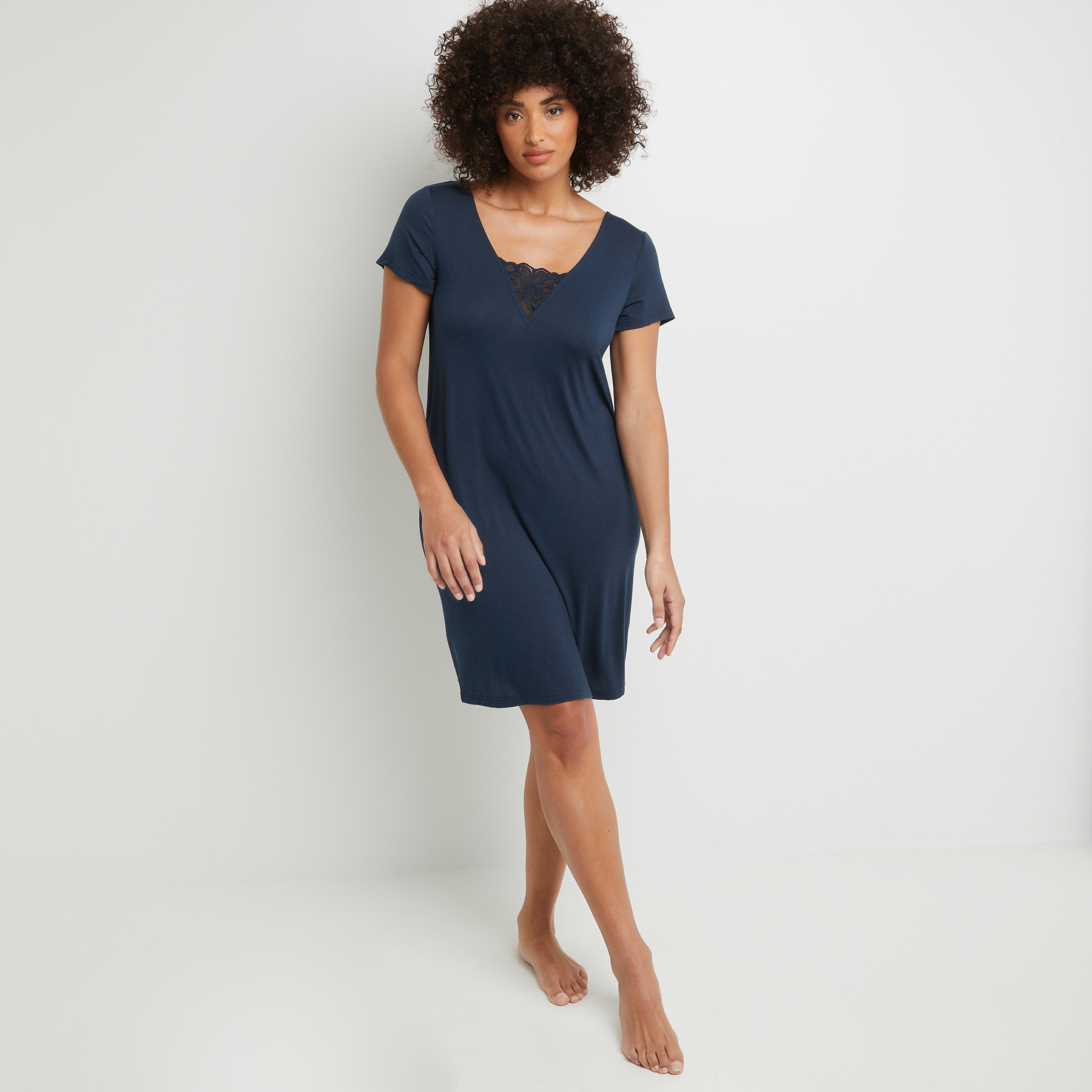 SYARA NUISETTE MANCHES COURTES MARINE