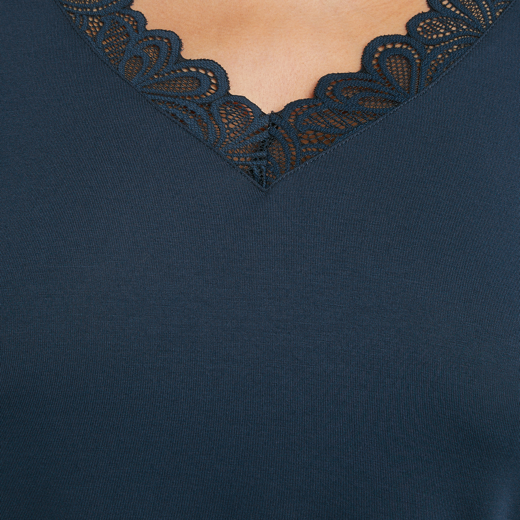 SYARA TEE SHIRT MANCHES COURTES MARINE