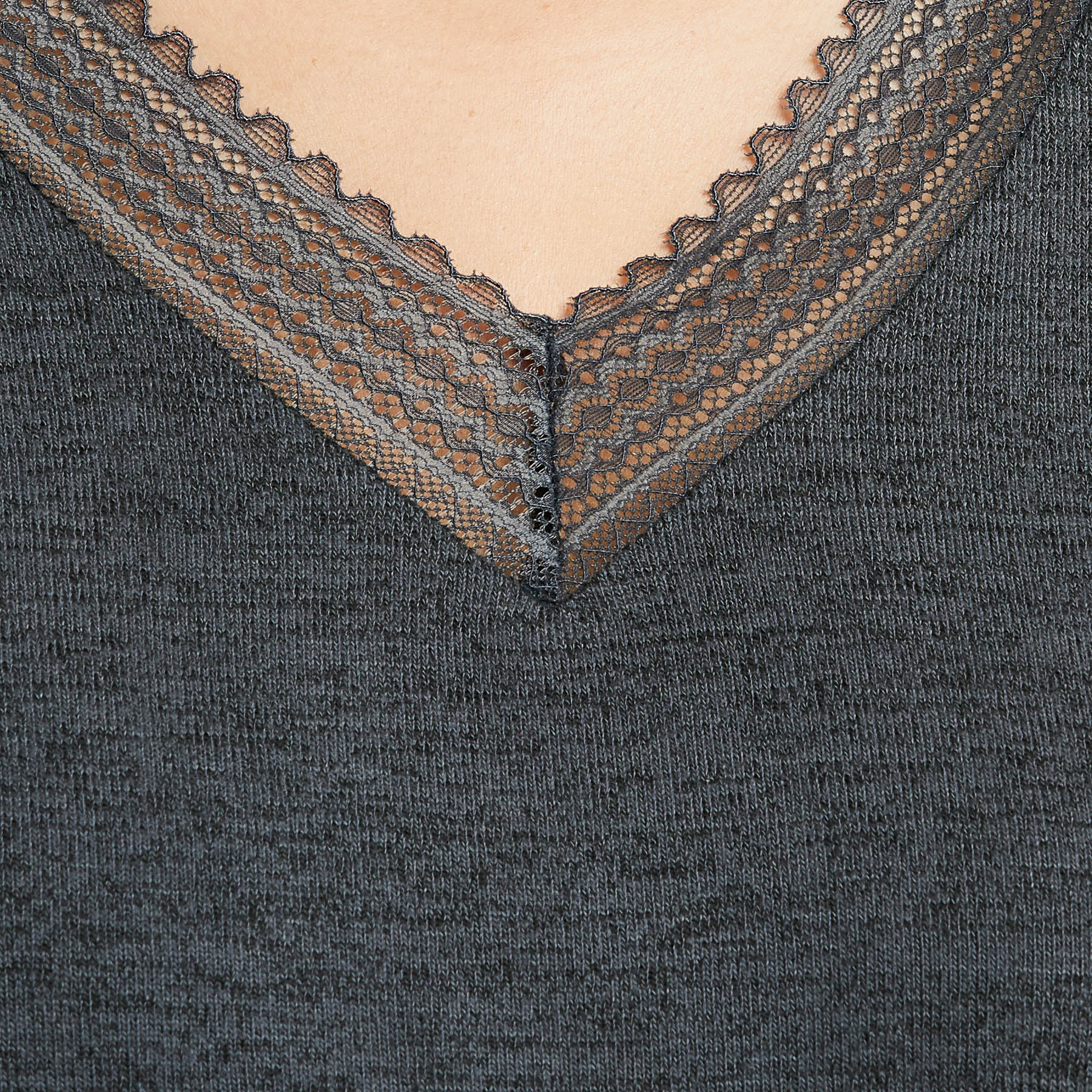 TWEENY TEE SHIRT MANCHES LONGUES ARDOISE