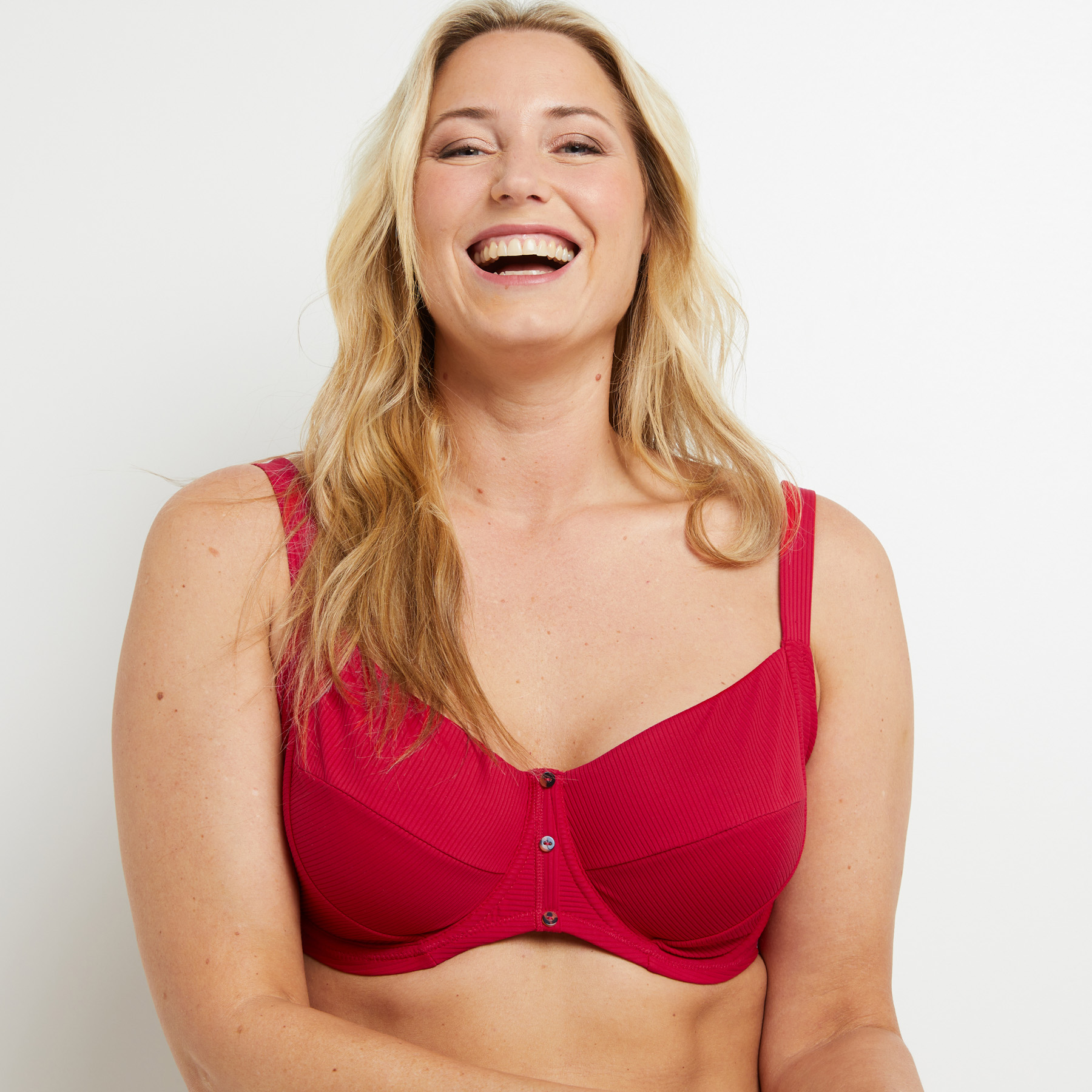 MAILLOT DE BAIN GRANDS BONNETS ROUGE