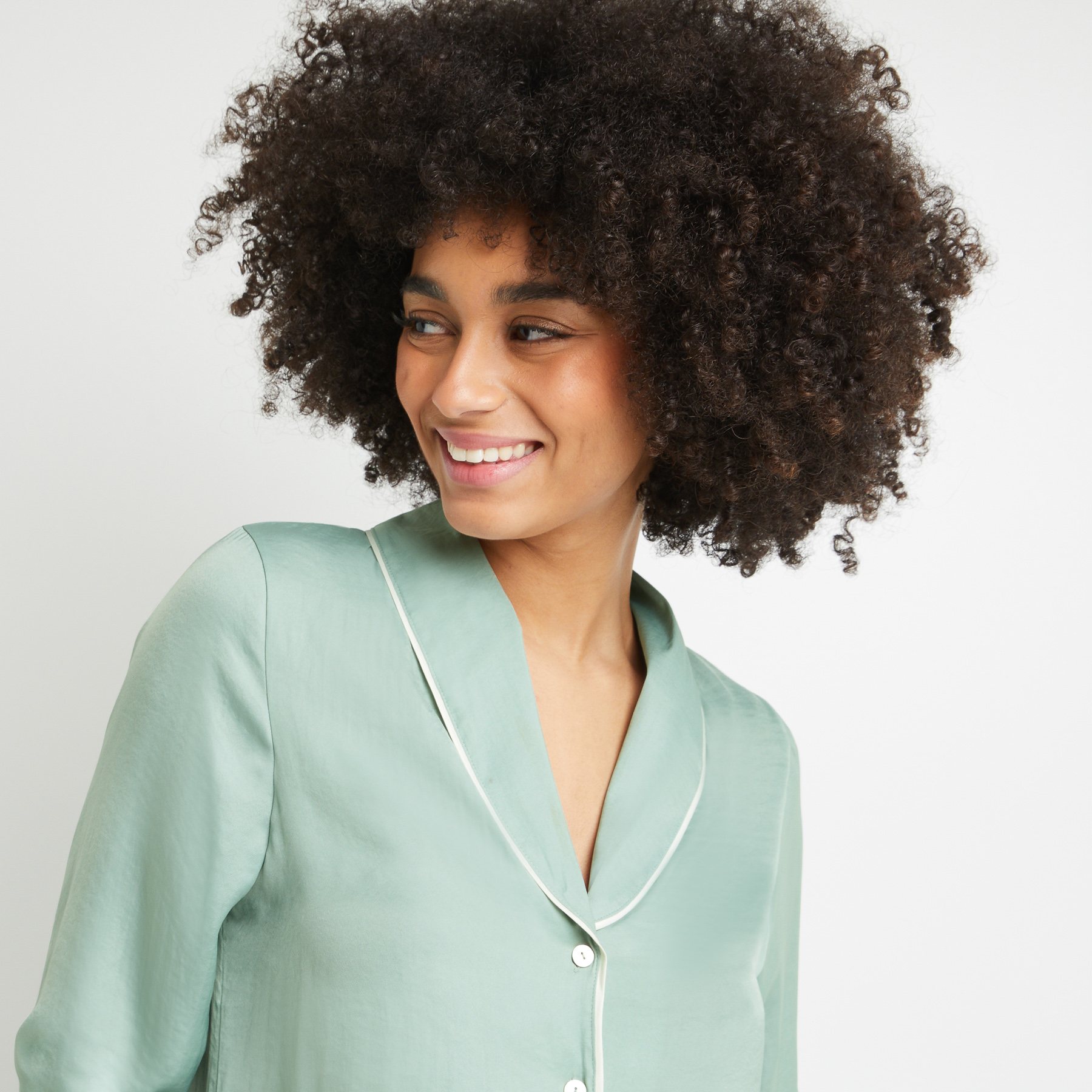 BERLIOZ CHEMISE MANCHES LONGUES Vert clair