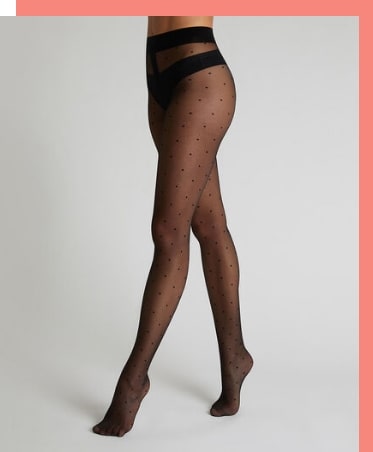 Les collants plumetis RougeGorge