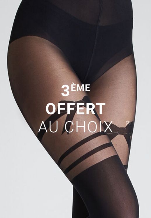 Profitez d'un 3e collant ou bas offert avec notre offre !